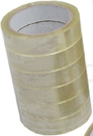72 Rolls Clear Packing Tape 25mm x 66M 1"" x 66M High Quality