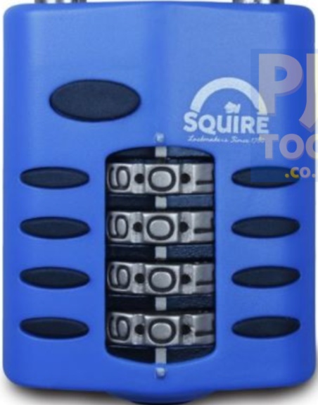 Timco Combination Padlock Squire Lock Code Stainless Steel Open Shackle - 50mm