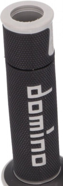 Domino Open Road Racing Grips Black-Grey D 22 Mm L 120 Mm For Motorcycle