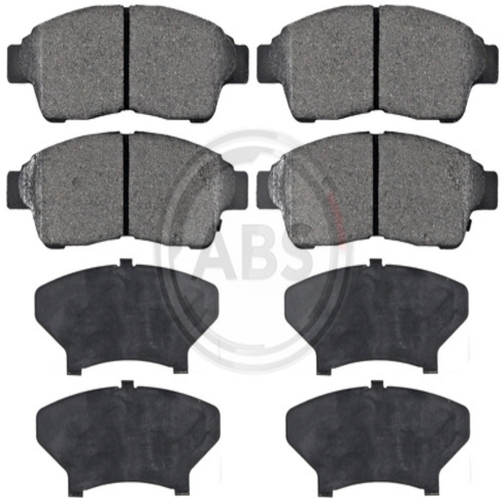 36777 A.B.S. Brake Pad Set, disc brake for TOYOTA