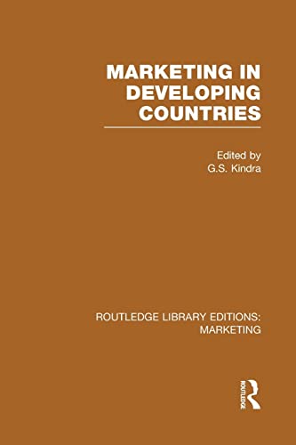 Marketing in Developing Countries (RLE Marketing) - 9781138995642