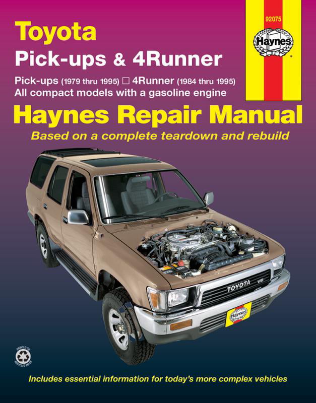 Toyota pick–ups (1979–1995), 4Runner (1984–1995) & SR5 Pick–up (1979–1995) Hayn…