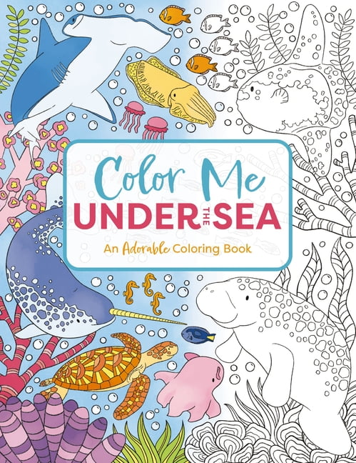 Color Me Under the Sea by  Cider Mill Press - 9781646434169 - Image 2