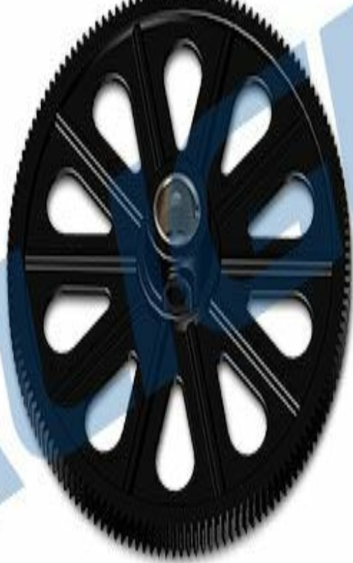 145T M0.6 Autorotation Tail Drive Gear set-Black - T-Rex 500 : H50019AAT