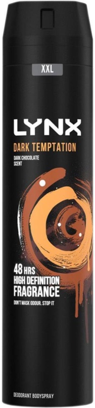 Lynx Men's Brown Xxl Dark Temptation High Definition 'Body Spray' Deo,6X250ml In - Image 2