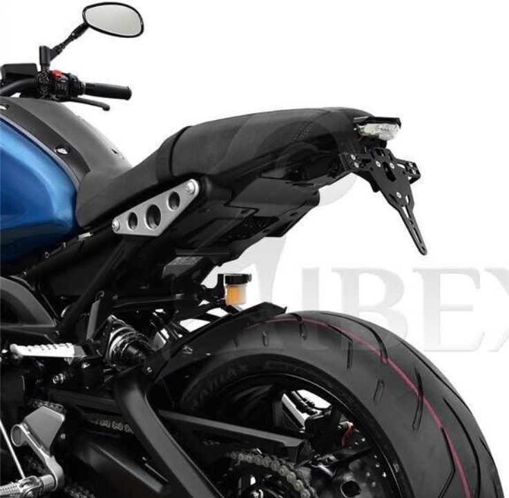 License Plate Holder Zieger-Pro, suitable for Yamaha Xsr 900 Komplettbeleuchtung