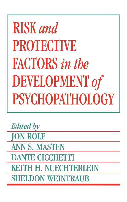 Risk Protective Factors Development Psychopathology Hardcover 9780521350990 LN