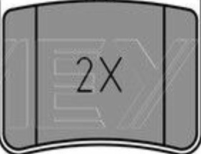 Rear MEYLE GERMANY 025 219 0417/W Brake Pad Set, disc brake for MERCEDES-BENZ