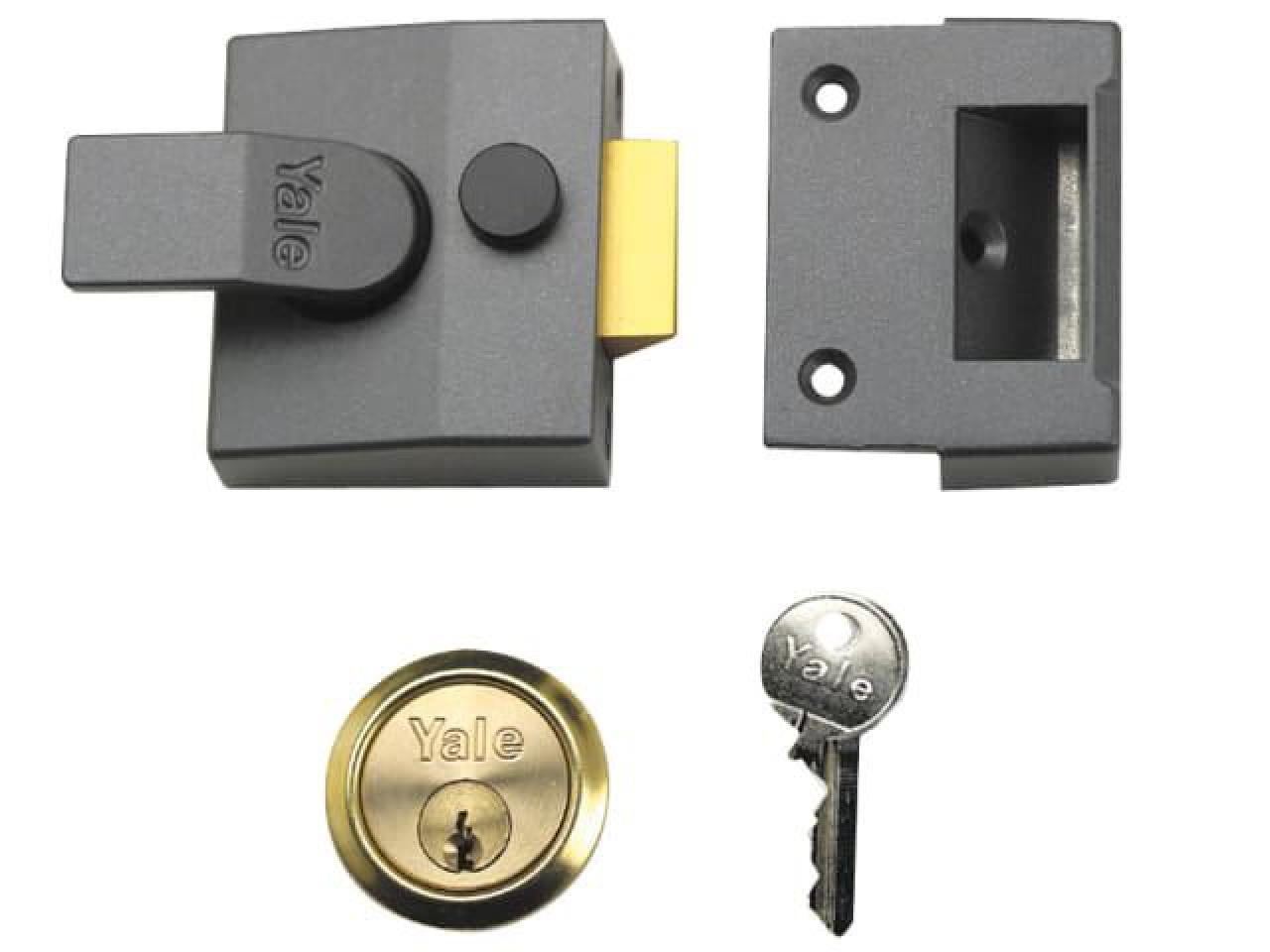 Yale Locks 84 Standard Nightlatch 40mm Backset DMG Finish Box - Image 6