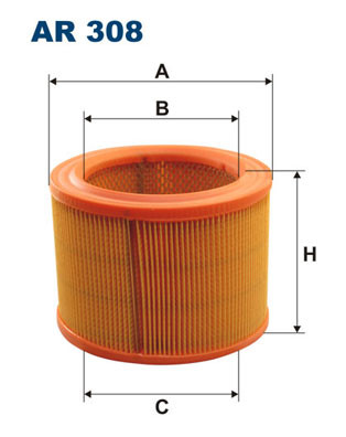 Filtron Citroen Berlingo / Berlingo First Box Body/Mpv (M_) Air Filter Ar 308 New