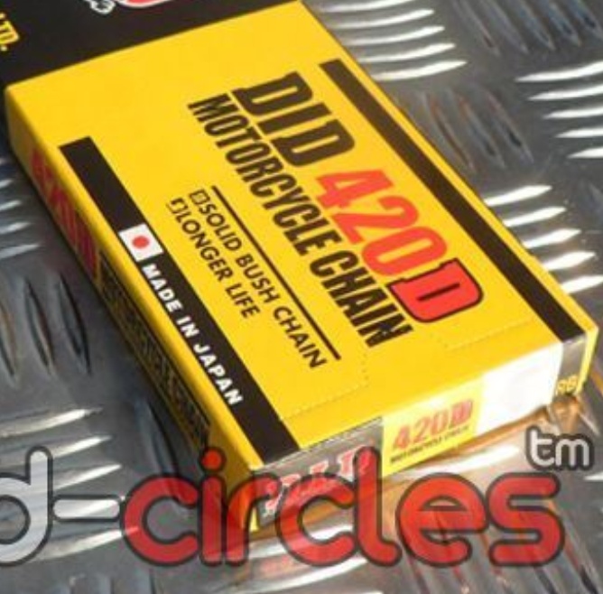BLACK D.I.D. PIT BIKE CHAIN - 102 LINK / 420 PITCH 140cc 150cc 160cc PITBIKE
