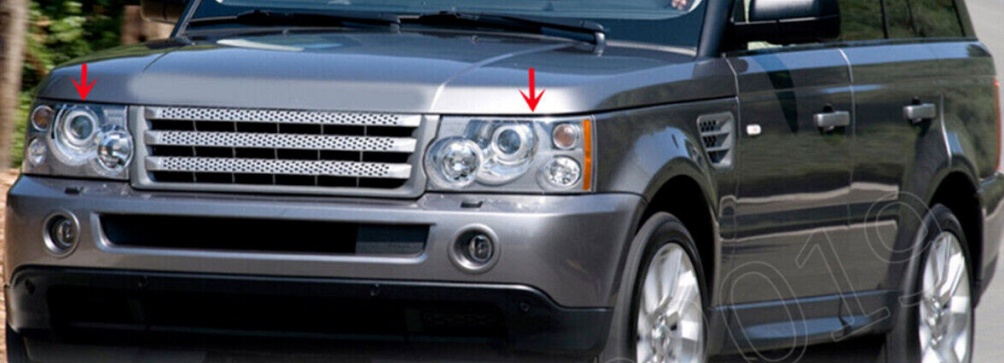 2x Headlight HeadLamp Lens Cover Shell For Land Range Rover Sport L320 2005-2009