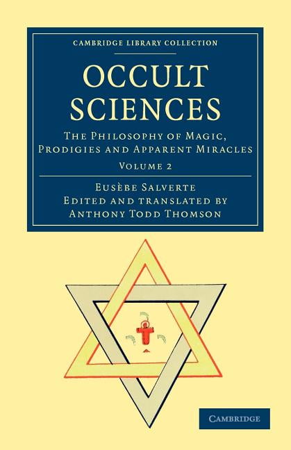 Occult Sciences Salverte Thomson Paperback Cambridge University Press Volume 2