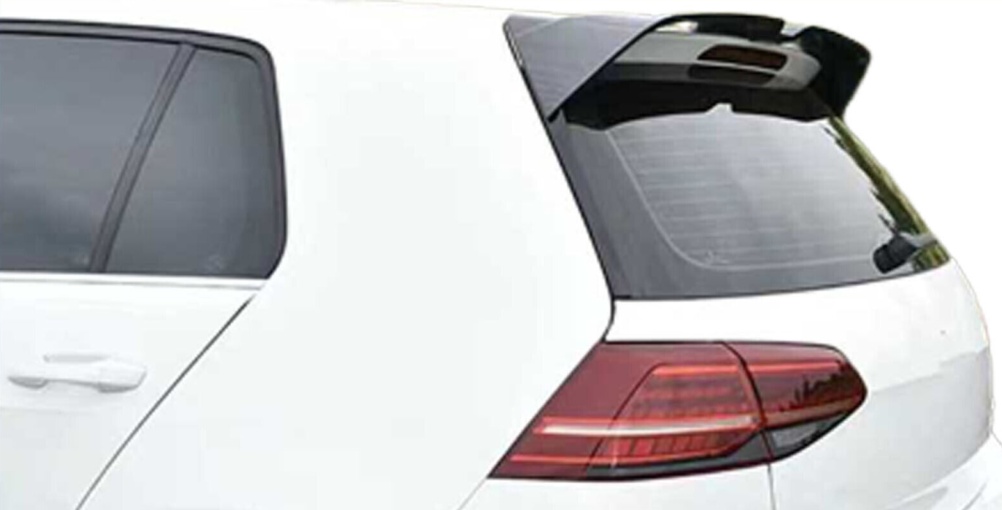 Rear Roof Boot Spoiler Gloss Black Fits VW Golf R GTD GTI 2013-2020