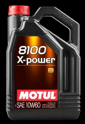 MOTUL 8100 X-POWER  10w60 FULLY SYNTHETIC CAR ENGINE OIL - 5L