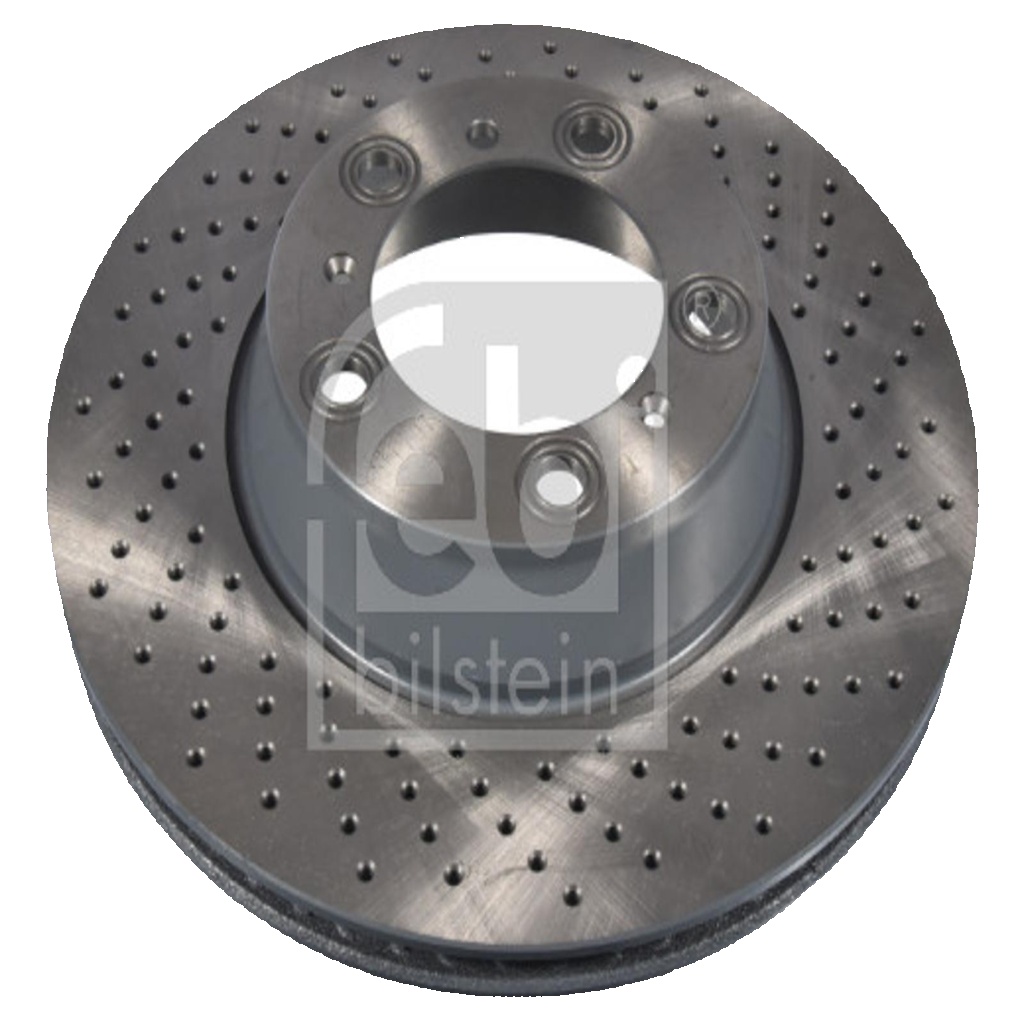 Febi Bilstein Brake Disc 44061 Fits Porsche Rear Axle Right - OE Performance