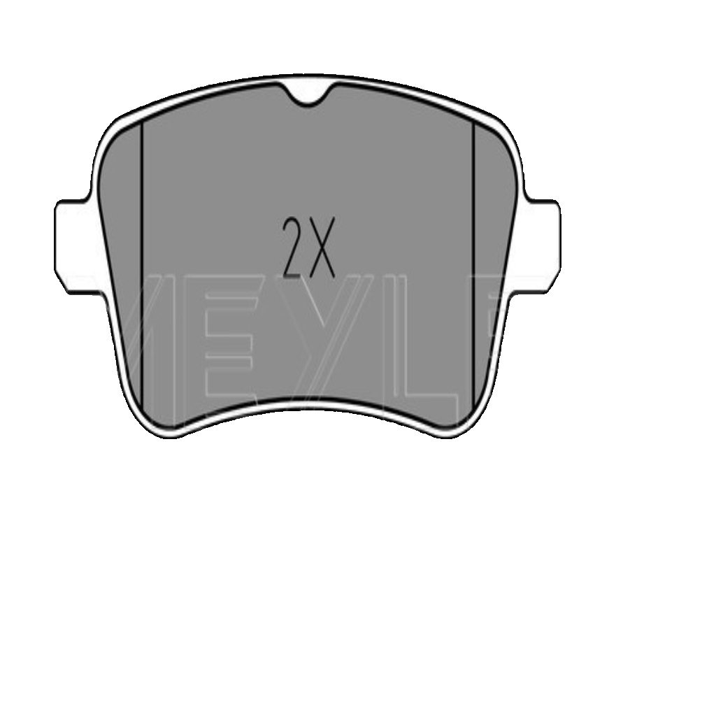 Rear MEYLE GERMANY 025 252 1518 Brake Pad Set, disc brake for MERCEDES-BENZ