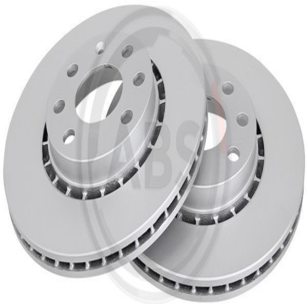 2x Original A.B.S. Brake Disc 16093 for Opel