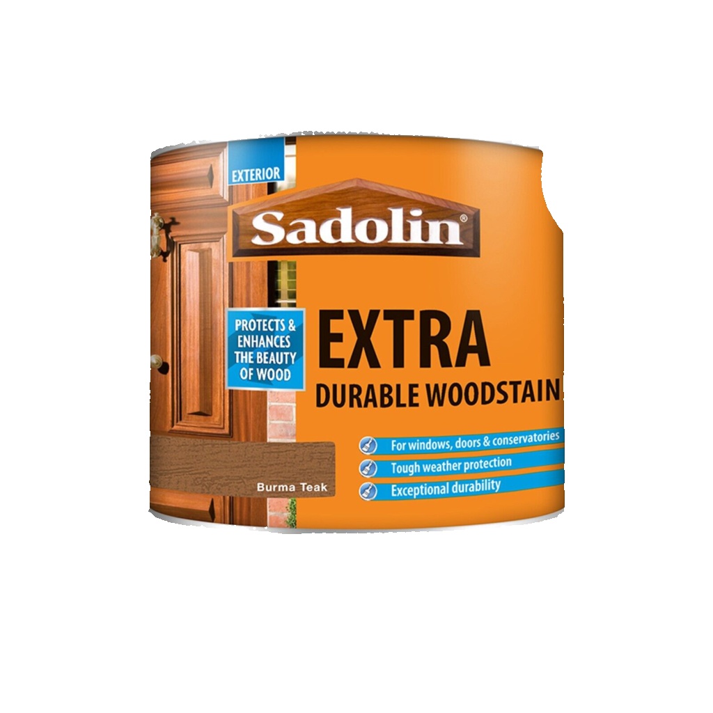 Sadolin Extra Woodstain - Burma Teak - Exterior - 500ml - Image 4
