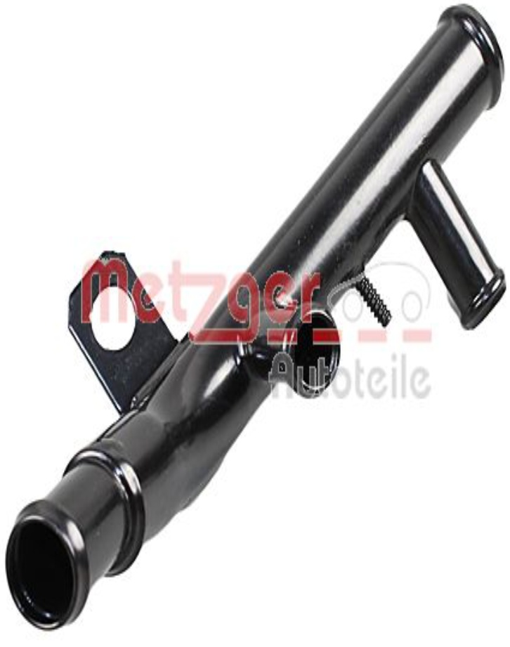 Cooling system pipe hose Engine Compartment Metal 4010262 METZGER for VW