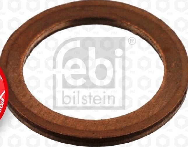 Sump Plug Washer fits Mercedes Benz Febi Bilstein 04054 - OE Matching Quality