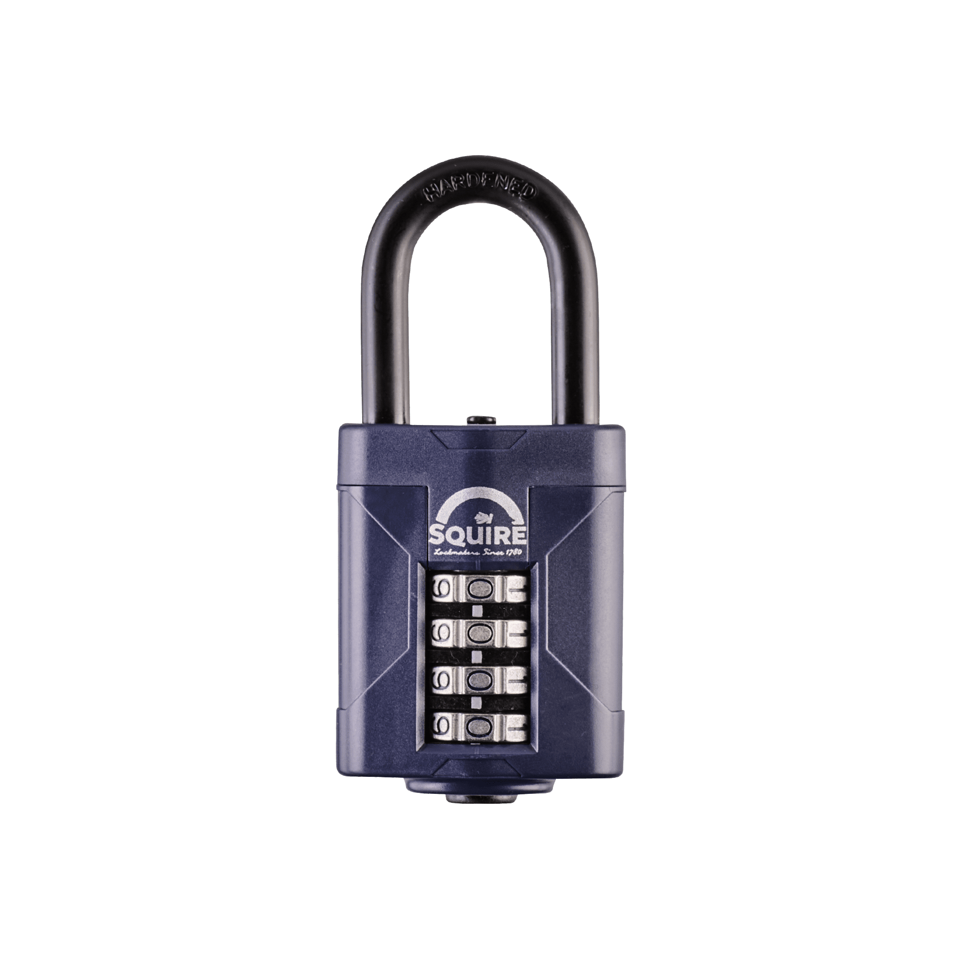 Squire CP50/1.5 Combination Padlock - 4 Wheel Toughest Long Shackle Weatherproof