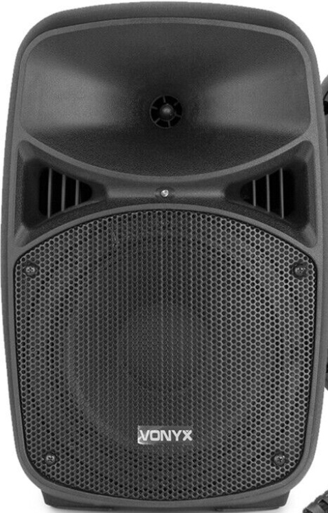 Vonyx VPS082A Bluetooth Party Speaker With Lights - 8"" Active Sound System