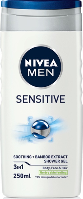 NIVEA MEN SENSITIVE SHOWER GEL 250 ml