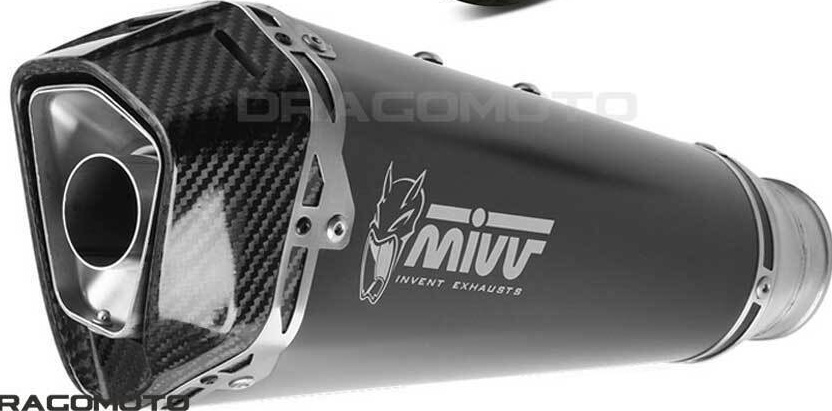 Mivv Exhaust Muffler Delta Race Black Inox DUCATI SCRAMBLER 800 2015 > 2020
