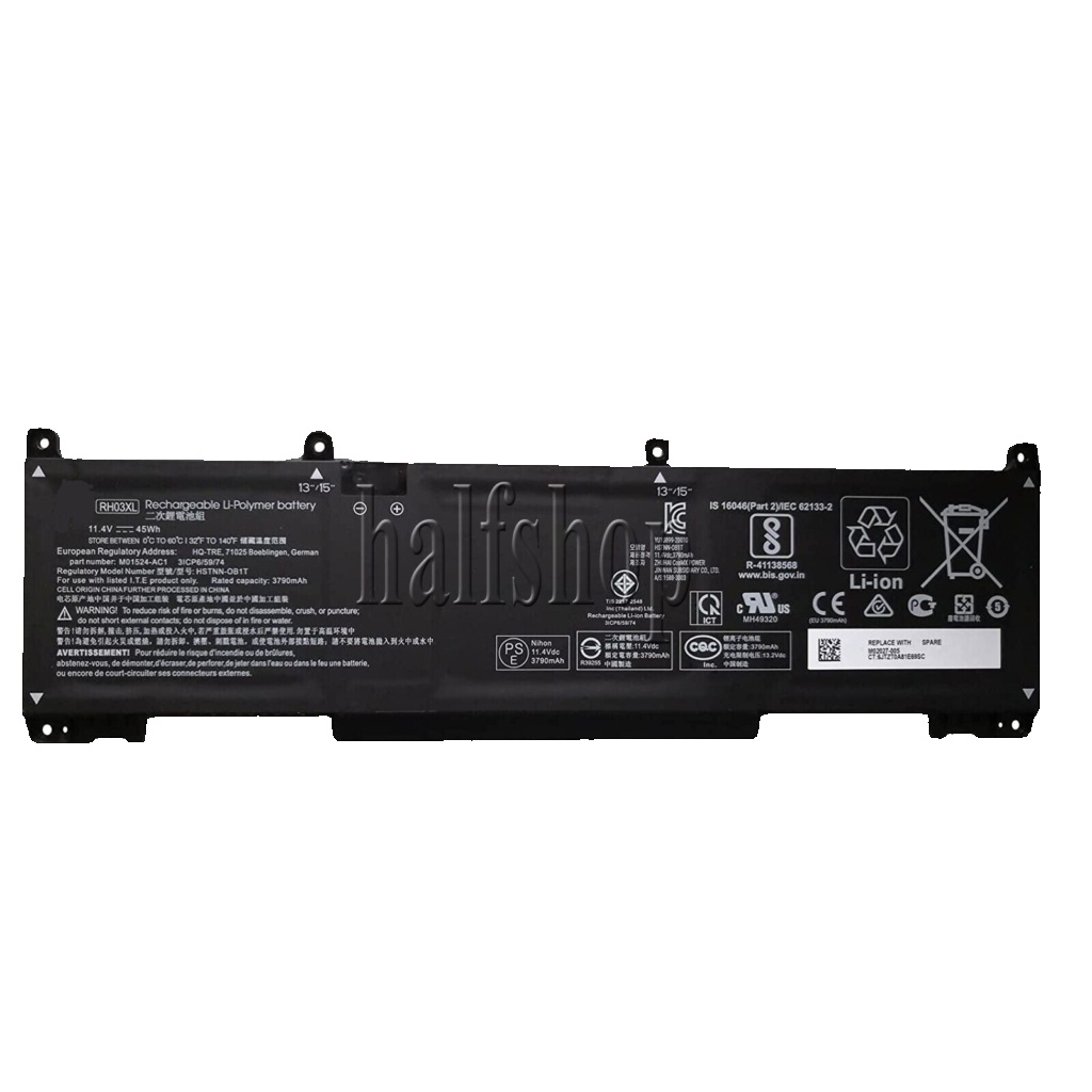 RH03XL Battery for HP ProBook 430 450 650 G8 HSTNN-IB9P M01524-2C1