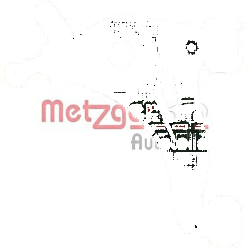Original METZGER Handlebar Suspension 58055501 for Mercedes-Benz