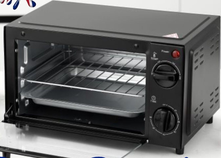 Mini Oven, 9L Countertop Electric Grill, Toaster Oven  750W