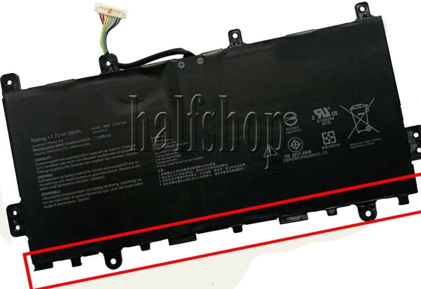 For Asus Chromebook C523NA C523N C523 Battery Power Supply C21N1808 uk