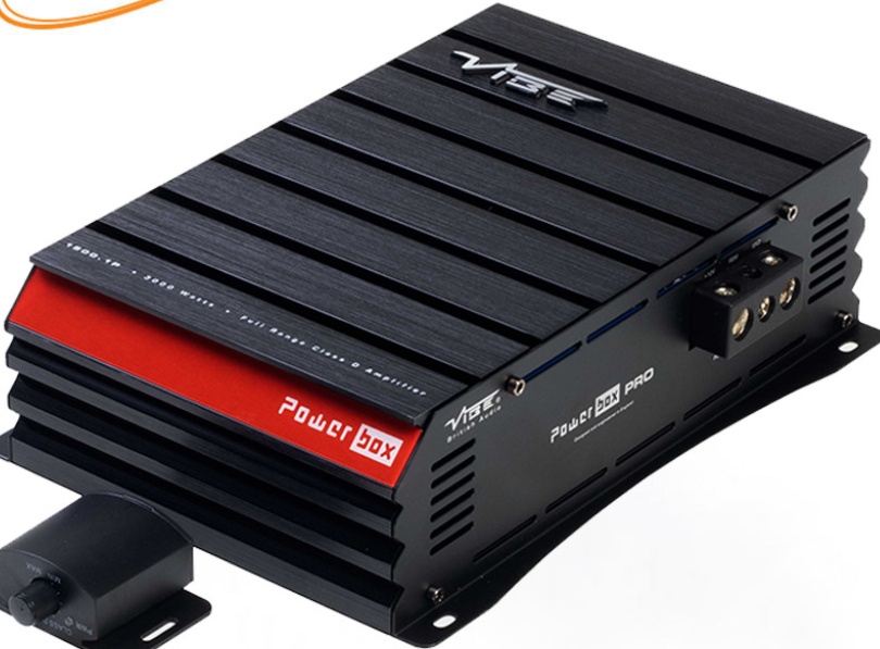 VIBE POWERBOX1500.1P-V0 - 3000 Watts Max 1500 RMS Monoblack Car Amplifier
