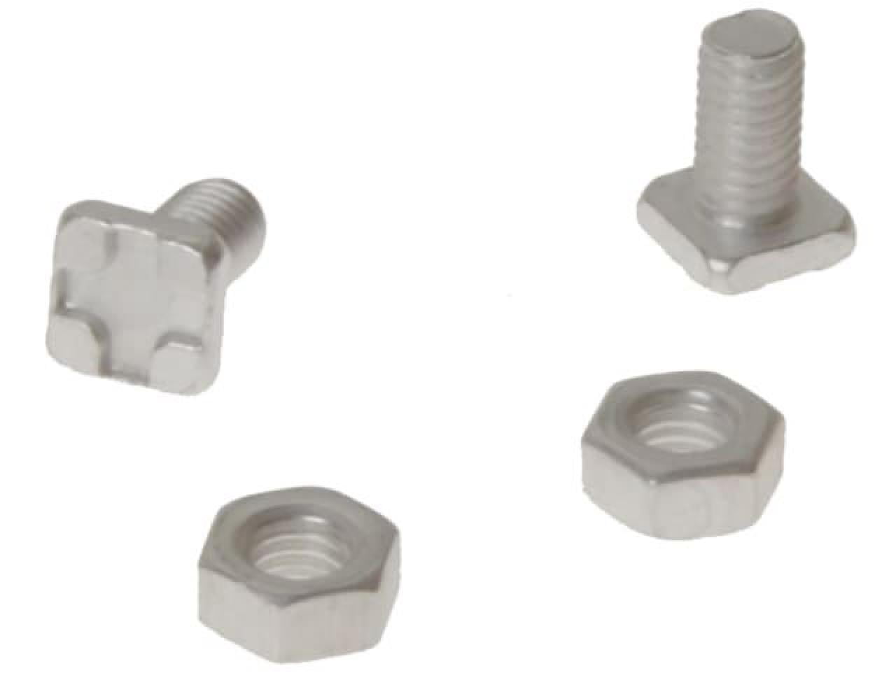 Aluminium Square Head Nuts & Bolts (Pack 20) - GH004, Silver | Suitable for greenhouse construction and can also be used when building shelves and staging. - Image 9