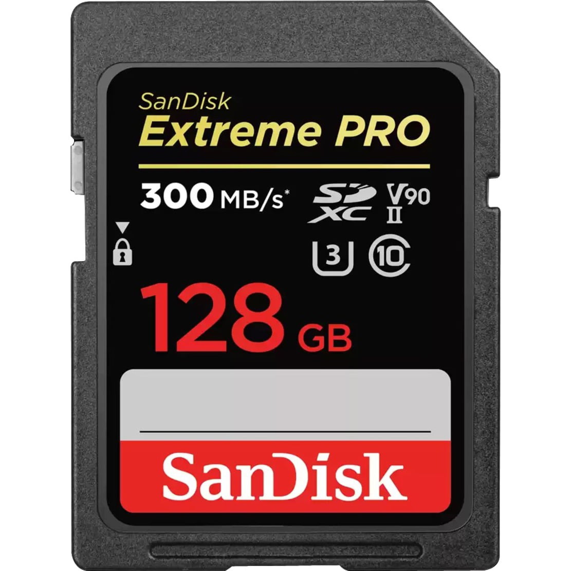 GENUINE SanDisk Extreme PRO 128GB SDXC 300MB/s, UHS-II, Class 10, V90, U3