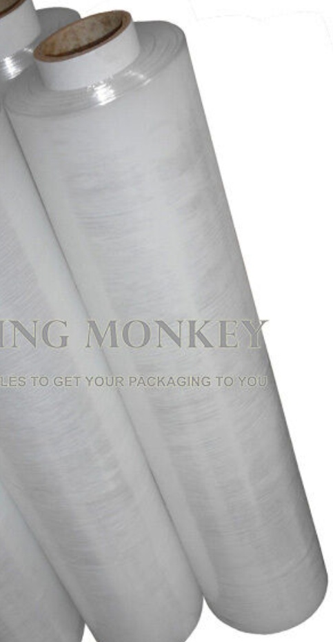 12 Strong Rolls Clear Pallet Stretch Shrink Wrap Parcel Packing Cling Film PW10C