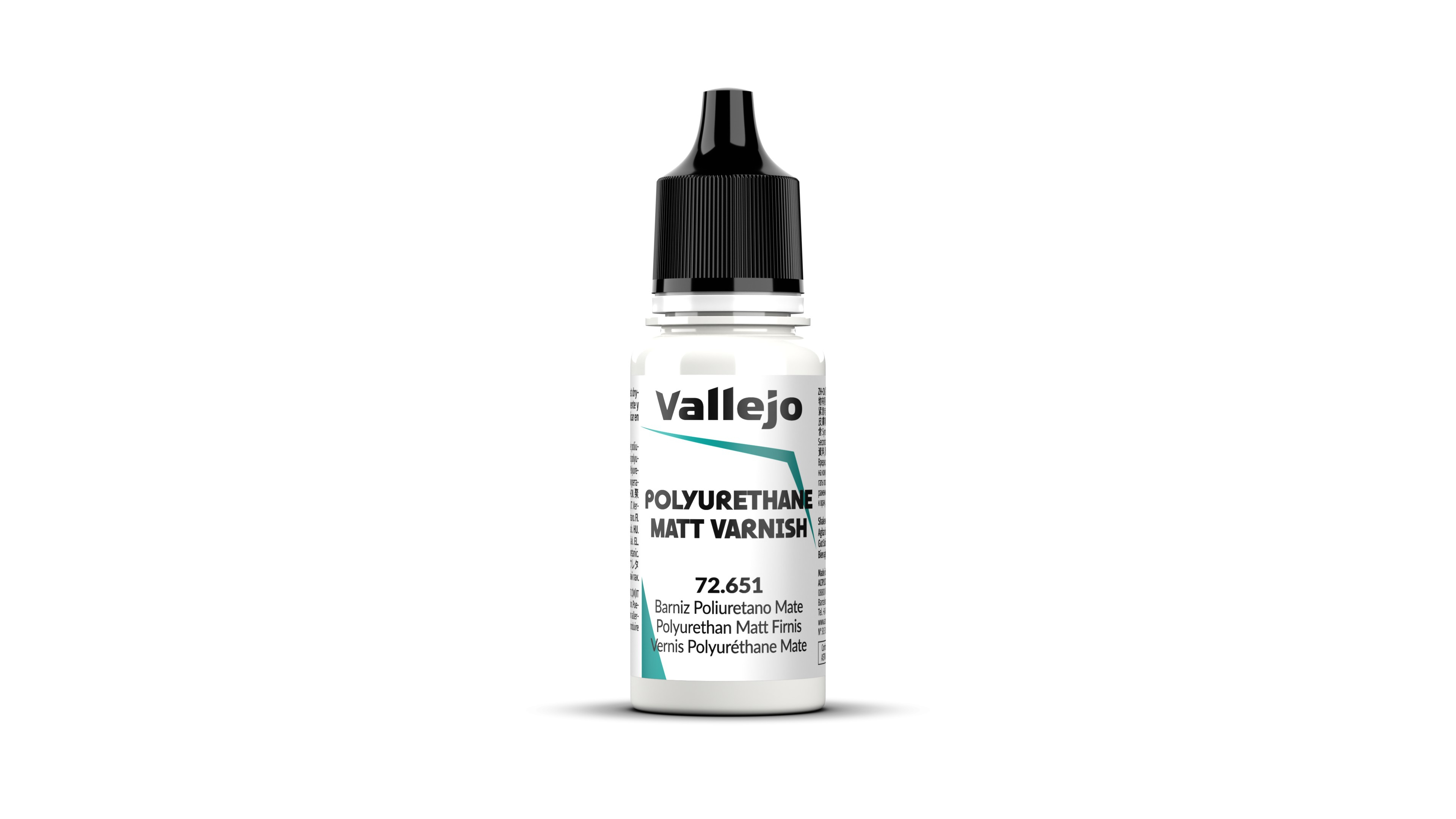 Vallejo 72651 Polyurethane Matt Varnish 18ml Bottle