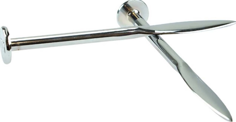 Ox Pro Chrome Plated Solid Carbon Steel Line Pins 152Mm - 2 Pack - Image 2