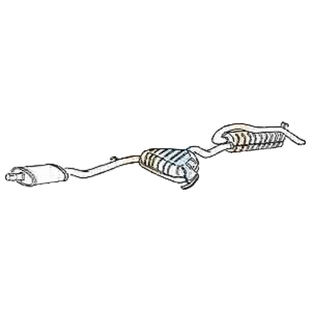 Klarius FT514G Exhaust Rear Box Brava Bravo 1.6 95-02