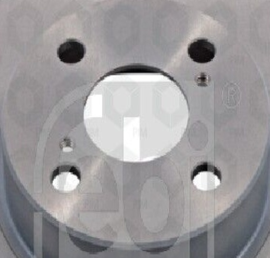 2x Brake Discs Pair Solid Rear 266mm 26111 Febi Set 4243112150 4243112170 New
