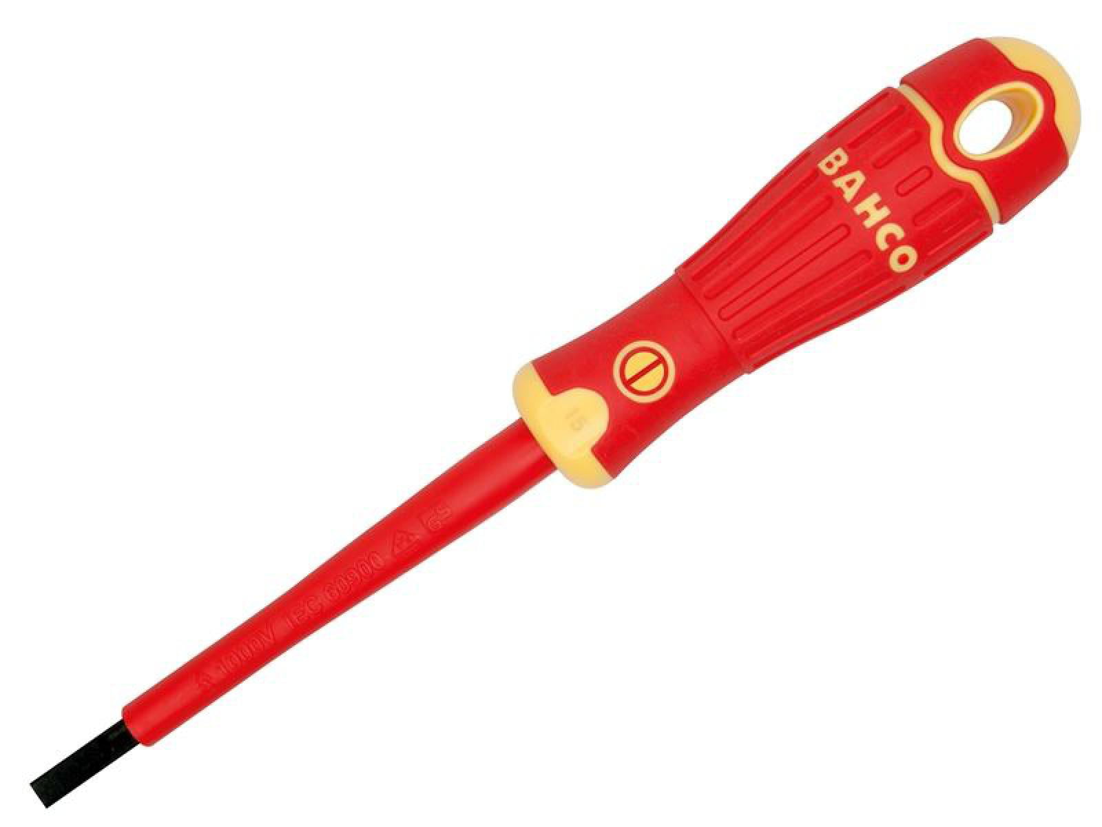 Bahco - BAHCOFIT Insulated Screwdriver Slotted Tip 8.0 x 175mm