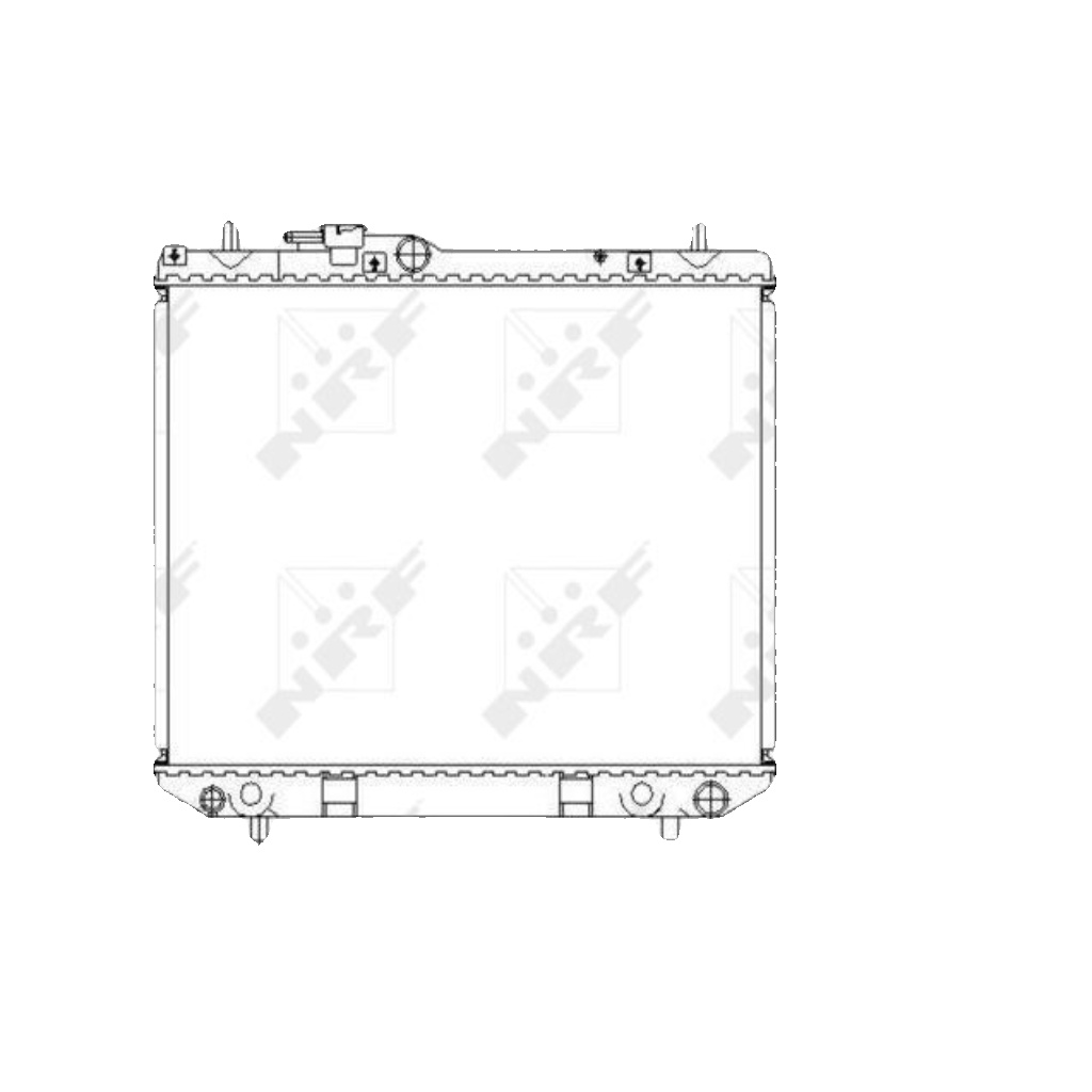 NRF-OE 53536 Radiator, engine cooling for DAIHATSU