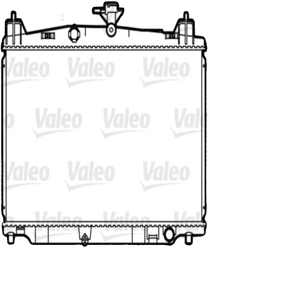 Valeo 735416 Car Engine Cooling Radiator Aluminium Core 549mm 349mm 16mm