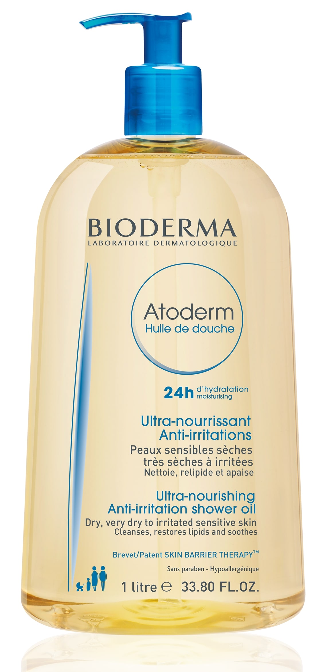 BIODERMA ATODERM Ultra Nourishing Anti Irritation Cleansing Oil 1 L Soothing