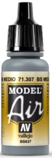 Vallejo Model Air - BS Medium Sea Grey 18ml Model Paint 71307