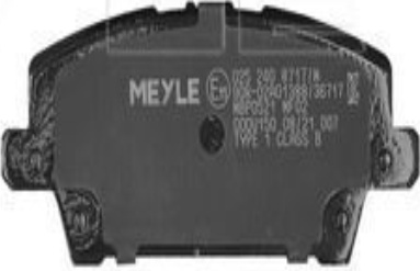 025 240 8717/W MEYLE Brake Pad Set, disc brake for HONDA