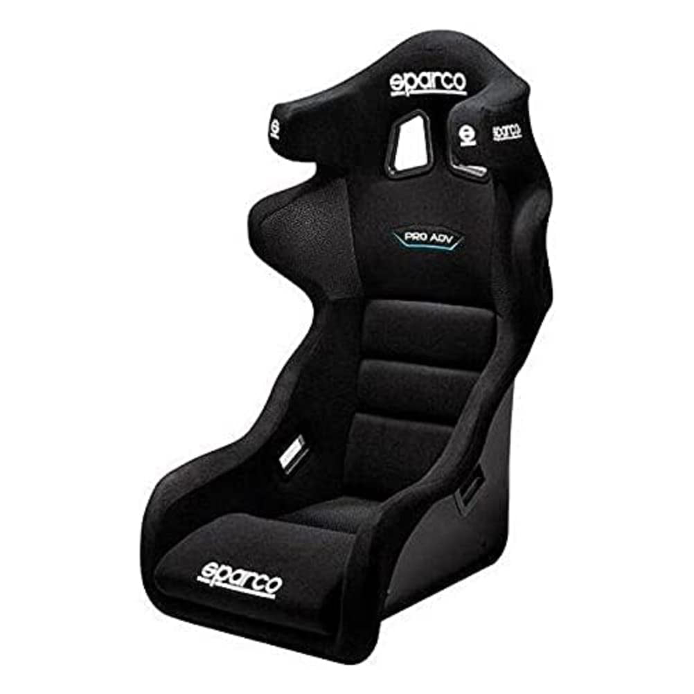 Sparco Pro ADV QRT FIA-Approved Fibreglass Motorsport Seat, Black