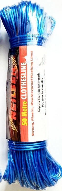 50m Fibre Core Washing Line Clothes Line Laundry Drying Line CT5086
