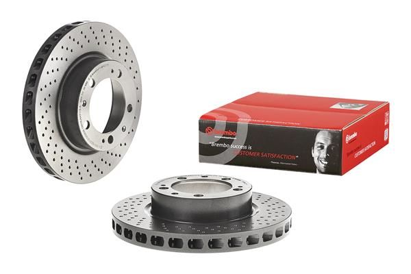 Brake Disc Single Vented Front Right 304mm 09.8421.11 Brembo 99335104401 Quality